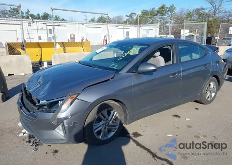 2019 Hyundai Elantra Value Edition из США, поврежденный, VIN 5NPD84LF6KH420675